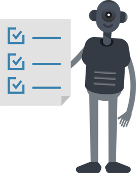 Robot Character and Check List Document png