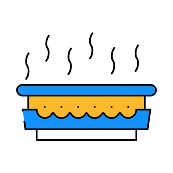 gas smell icon color illustration vector