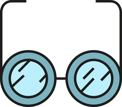 Eyeglasses Icon Illustration png