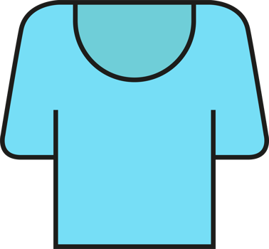Blue Shirt Icon Illustration png