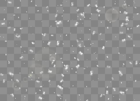 Delicate Christmas snowflakes on a soft white background vector