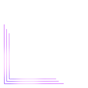 Purple corner frame on a transparent background png