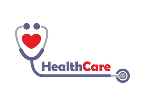 Medical stethoscope icon in flat style. Doctor instrument illustration on isolated background. Medicine and healthcare sign business concept. vector