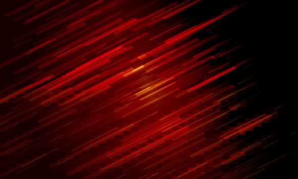 Technology futuristic background striped lines with light effect on dark red background. vector