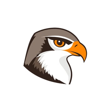Bird of Prey Logo Cartoon vector