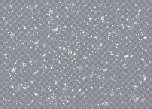 Christmas and New Year snowflakes for festive patterns vector