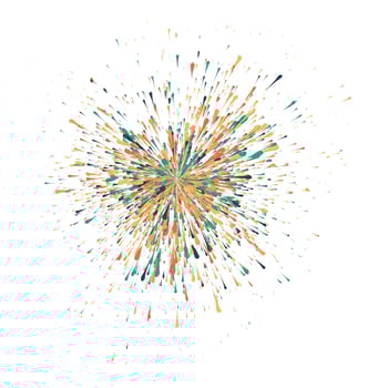 Abstract Explosive Burst Art. An Explosion of Color and Energy vector