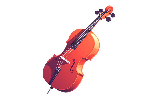 cello isolated at transparent background png