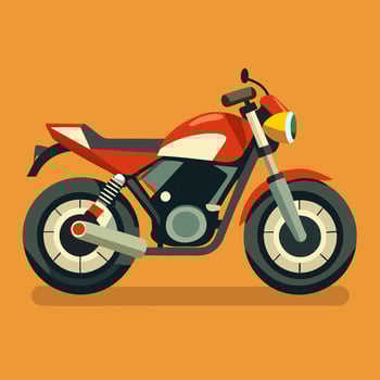 classic motorcycle logo icon design template vector