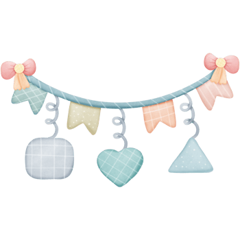 baby flag banner clipart png
