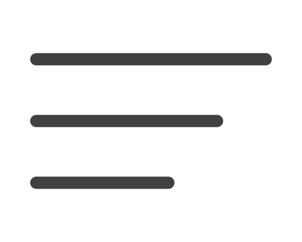 Hamburger menu icon, buttons for website, UI navigation, mobile app, presentation. design elements and user Interface icons. vector