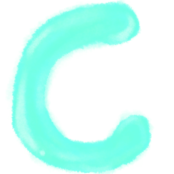 English letter font C png