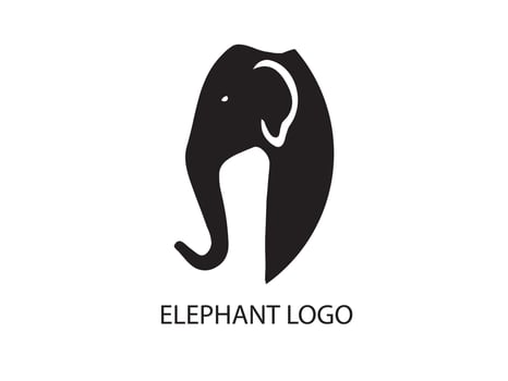 Elephant Logo Design Template vector