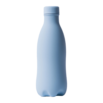 Blue Plastic Bottle Mockup png