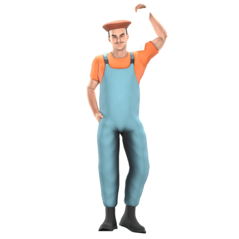 Art Studio 3D Model. A male painter is carrying a painting canvas on his left shoulder while his right hand is inserted into his trouser pocket. Cartoon Painter Character png