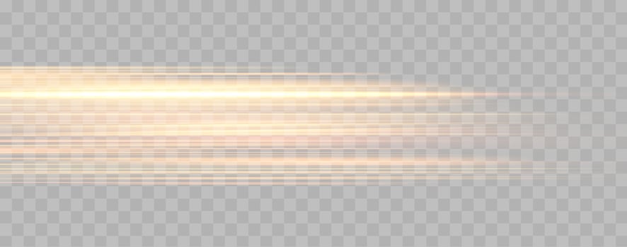 Speed rays, velocity light neon flow, zoom in motion effect, orange glow speed lines, colorful light trails, stripes. vector