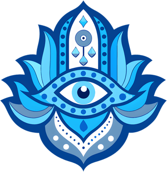 Hamsa amulet clipart, perfect for scrapbooking and graphic design. . png