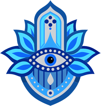 Hamsa amulet clipart, versatile for various jewelry making projects. . png