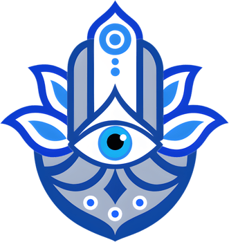 Hamsa amulet clipart, perfect for various crafting uses. . png