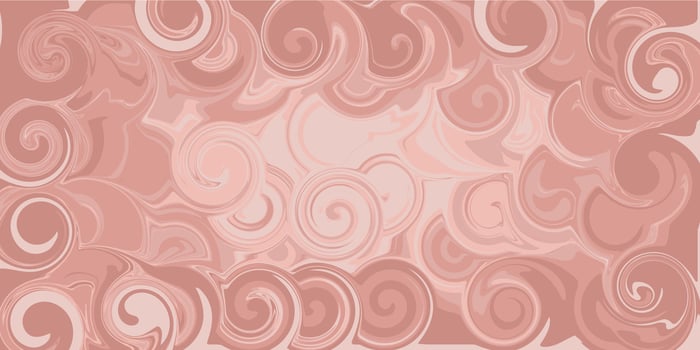 Nude pink fluid swirl horizontal background to create a trendy cover. Beige texture for web design. vector