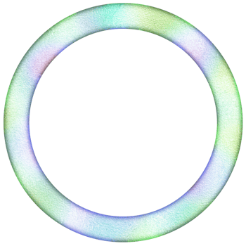 Circle frame with rainbow colors on a transparent background png