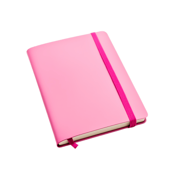 Pink Diary isolated on transparent background png