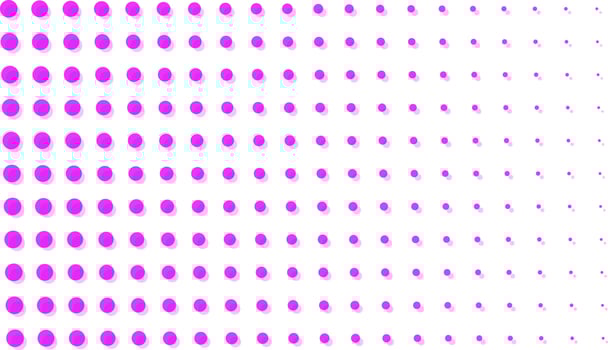 Pink Shaded Color Halftone Pattern Background Overlay vector