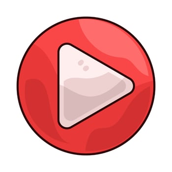 illustration of Access the Play Button vector