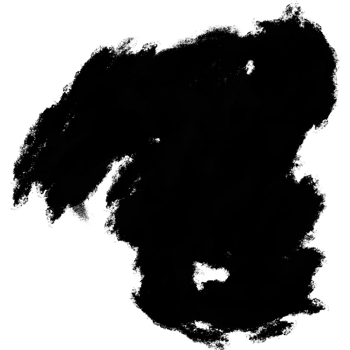 This illustration features a black brush stroke with rough gritty textures and uneven flow png