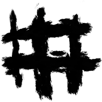 A gritty black brush stroke illustration featuring jagged textured lines and spontaneous irregular movement png