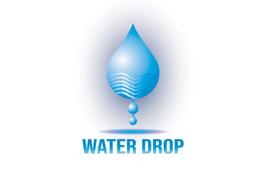 Water drop logo. Water icon. vector
