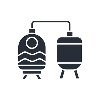 brewery icon. .Editable stroke.linear style sign for use web design,logo.Symbol illustration. vector