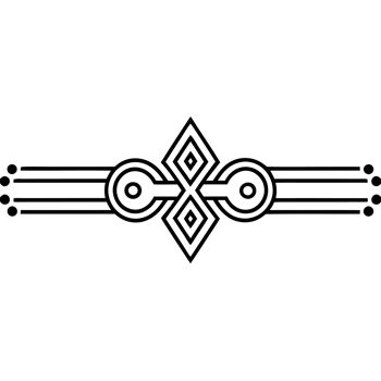 A black and white logo with a geometric design png