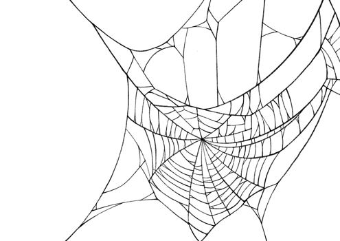Halloween spiderweb background png