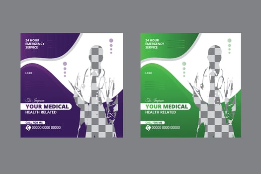 Corporate And Modern Social Media Design Template vector