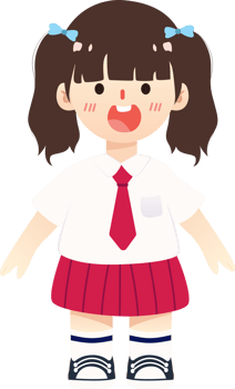 happy indonesian elementary school student png