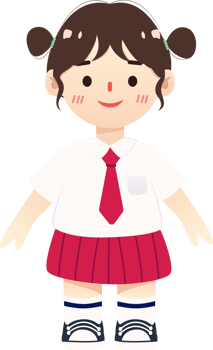 Indonesian elementary school kid student png