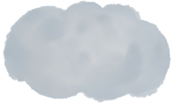 dark cloud in rainy day, season concept with watercolor illustration png