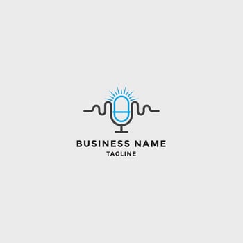 Iconic Logo Sound Music vector