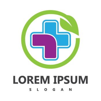 Good health clinic logo illustration vector