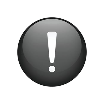 Caution warning sign. Exclamation danger sign. vector