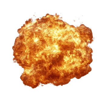 Fireball. transparent background png