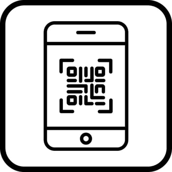Scanning App Icon Design vector
