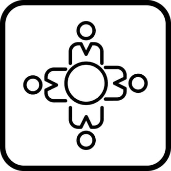 Work Culture Icon Design vector