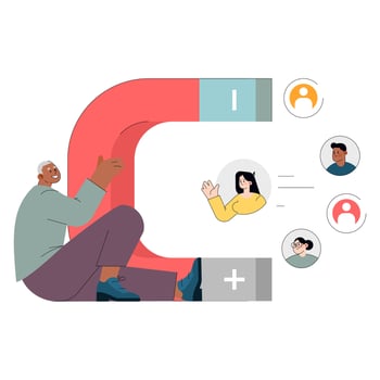 Diversity Businessman. Flat Illustration vector