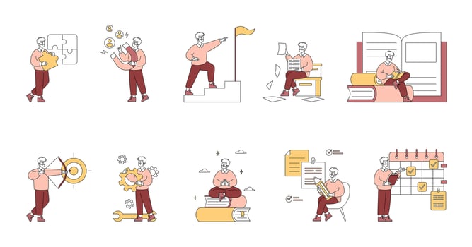 Business People. Flat Illustration vector