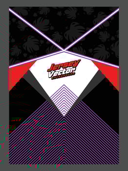 background templet racing graphic with red and black vector