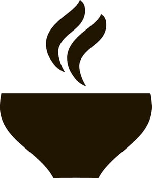 Cup stencil icon. Hot drink. Beverage drink vector