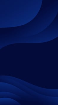 Modern and dynamic abstract background with flowing dark blue waves, ideal for tech designs. vector