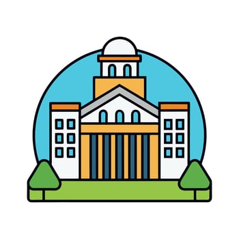 Echoes of the Past Historic Buildings in Art vector